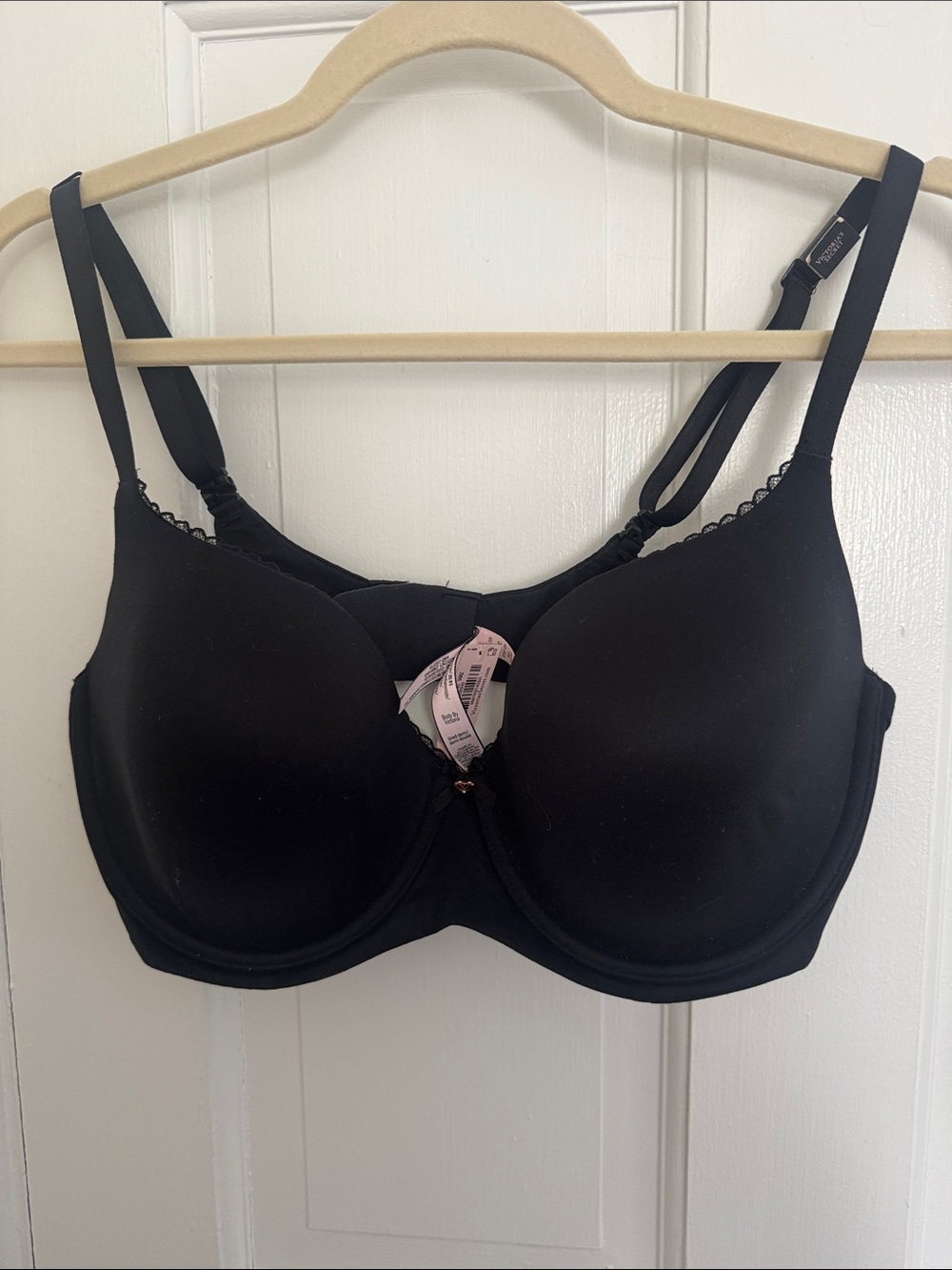 Victoria's Secret Black Body by Victoria Lined Demi Bra 36dd